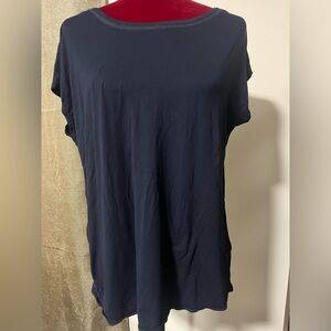Tribal Blue Cap Sleeve Relaxed T-Shirt